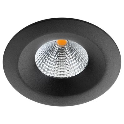 LED inbouwspot 7W 4000K 670 lumen zwart UNILED isosafe IP65 SG 904423 lichtbundel 42° wit licht