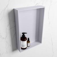 MONDIAZ EASY Nis 44,5x29,5cm in solid surface kleur Cale | Cale. 1 vak geschikt voor in- of opbouw - thumbnail