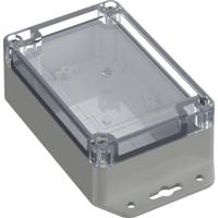 TRU COMPONENTS TC-10860568 Flensbehuizing 120 x 80 x 45.20 Polycarbonaat Lichtgrijs 1 stuk(s) - thumbnail