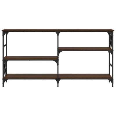 Wandtafel 150x29x76,5 cm bewerkt hout bruin eikenkleur