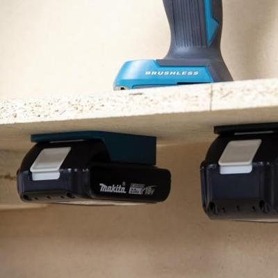 StealthMounts batterijhouders (6x) blauw - voor Makita 18V accu's StealthMounts batterijhouders (6x) blauw - voor Makita 18V accu's