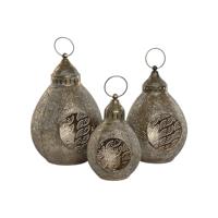 Set van placemats Home ESPRIT Gouden Metaal 23 x 23 x 34 cm - thumbnail