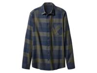 esmara Men Flanellen heren overhemd (Geruit/marineblauw/kaki, XL (43/44)) - thumbnail