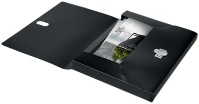 Leitz Recycle documentenmap, A4, zwart Leitz Recycle documentenmap, A4, zwart