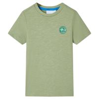 VidaXL Kindershirt 128 lichtkakikleurig - thumbnail