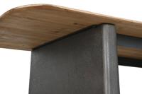 Eettafel Home ESPRIT Natuurlijk Donkerbruin Spar 200 x 90 x 75 cm - thumbnail