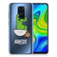 Xiaomi Redmi Note9 Telefoonhoesje met Naam Cactus Poo - thumbnail