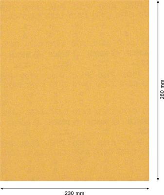 Bosch Accessoires Expert C470 schuurpapiervel voor handmatig schuren 230 x 280 mm, K150 - 50 stuk(s) - 2608900962