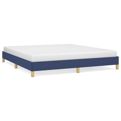 Bedframe zonder matras stof blauw 180x200 cm