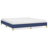 Bedframe zonder matras stof blauw 180x200 cm - thumbnail