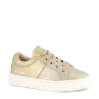 Graceland sneakers met crocoprint goud - thumbnail