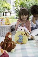 Rode kip knuffel met geluid - GIPSY TOYS - 22 cm - thumbnail