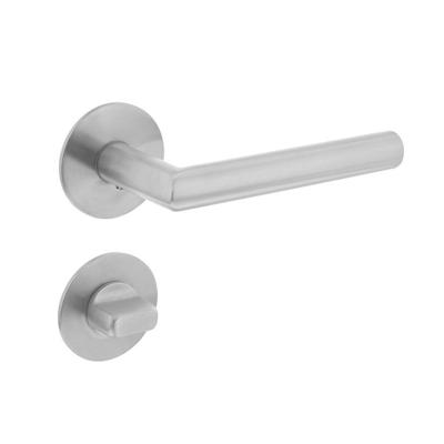 Intersteel Deurkruk Hoek 90° op magneetrozet met toilet-/badkamersluiting - RVS Intersteel Deurkruk Hoek 90° op magneetrozet met toilet-/badkamersluiting - RVS