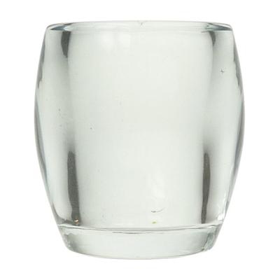 Bolsius theelichthouder rond glas 7.7x7.2cm transparant