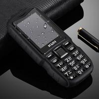 KUH T3 Rugged Phone, Waterproof Dustproof Shockproof, MTK6261DA, 2400mAh Battery, 2.4 inch, Bluetooth, FM, Dual SIM(Black) - thumbnail