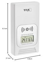 TFA Dostmann 30.3241.02 Thermo- en hygrosensor Draadloos 433 MHz - thumbnail