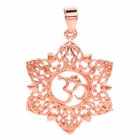 Hanger Ohm Lotus Koperkleur - thumbnail