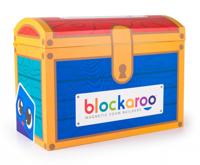 Blockaroo magnetische foam blokken schatkist box, 100dlg. - thumbnail