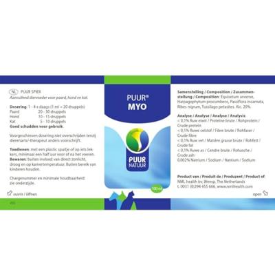 PUUR Myo/Spier 100ml