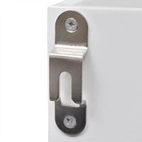 Wandschap voor boeken/DVD's MDF wit - thumbnail