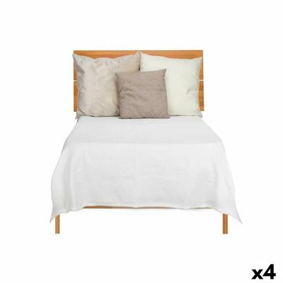 Sprei Gift Decor Wit 180 x 260 cm Geometrisch (4 Stuks)