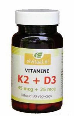 Elvitum Vitamine K2 D3 Vegicaps Elvitum Vitamine K2 D3 Vegicaps