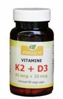 Elvitum Vitamine K2 D3 Vegicaps - thumbnail