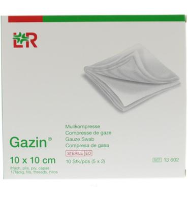 Lohmann & Rauscher Gazin Gaaskompres 10x10cm