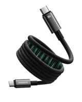 Baseus Tungsten Gold Charging Cable USB-C naar USB-C 100W 1m (zwart) - thumbnail