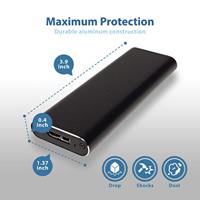 ICY BOX IB-183M2, Ext.-Gehäuse, 1x M.2 SATA SSD zu USB 3.0 Host, Aluminium, schwarz M.2 SSD-behuizing USB-A 3.0 5 GBit/s M.2 SATA 2230, 2242, 2260, 2280 60083 - thumbnail