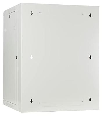 DSI 15U witte wandkast (kantelbaar) met glazen deur - DS6615W-DOUBLE server rack