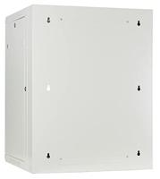 DSI 15U witte wandkast (kantelbaar) met glazen deur - DS6615W-DOUBLE server rack - thumbnail