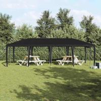 Partytent Antraciet en Wit 800 x 400 x 266 cm - thumbnail