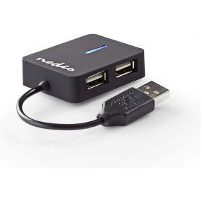 Nedis Via USB hub 4 poorten USB 2.0