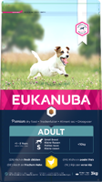 EUKANUBA premium hondenvoer met kip voor kleine rassen - droogvoer voor volwassen honden, 3 kg - thumbnail