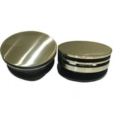 Wiesbaden Knop/plug Badoverloop Inclusief Badvulfunctie Rond Geborsteld Staal Wiesbaden Knop/plug Badoverloop Inclusief Badvulfunctie Rond Geborsteld Staal