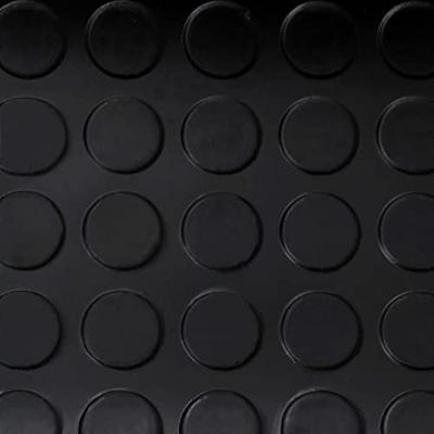 Rubberen anti-slip vloermat 5x1m stippen