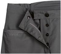 uvex 8887601 Cargobroek Grijs Maat: 36 - thumbnail