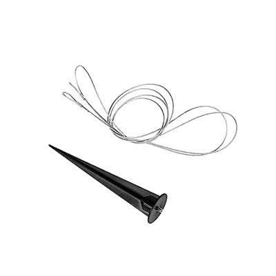 QAZQA Moderne buiten hanglamp grijs 25 cm IP65 - Nura