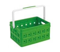 Sunware Vouwkrat 24Ltr groen handgreep - thumbnail