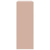 Dressoir 67x39x107 cm staal roze - thumbnail