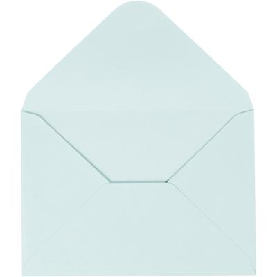 Creativ Company Enveloppen, afmeting envelop 11,5x16 cm, 110 gr, lichtblauw, 10 stuk/ 1 doos
