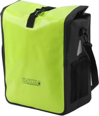 Lynx tarpaulin vally xl enkele fietstas 21l. neon geel Lynx tarpaulin vally xl enkele fietstas 21l. neon geel