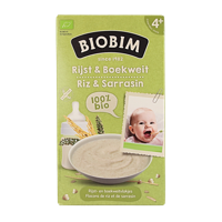 Baby rijst & boekweit 4 maanden bio 200 Gram - thumbnail
