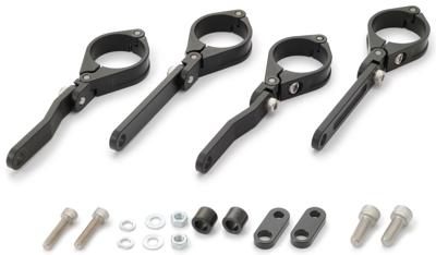 DAYTONA "dual-axis" koplamphouder bracket sh. alu 39mm sw adjustable