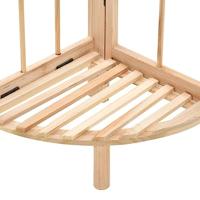 Hoekschap 27x27x110 cm cederhout - thumbnail