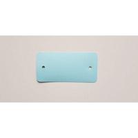 PVC labels 54x108 mm pastelblauw 2gaten - thumbnail