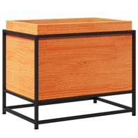 Plantenbak 60x40x50 cm massief grenenhout wasbruin - thumbnail