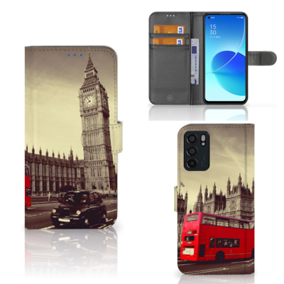 OPPO Reno6 5G | Flip Cover | Londen