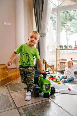 Falk claas looptractor groen